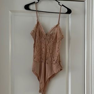 Nude bodysuit see-through